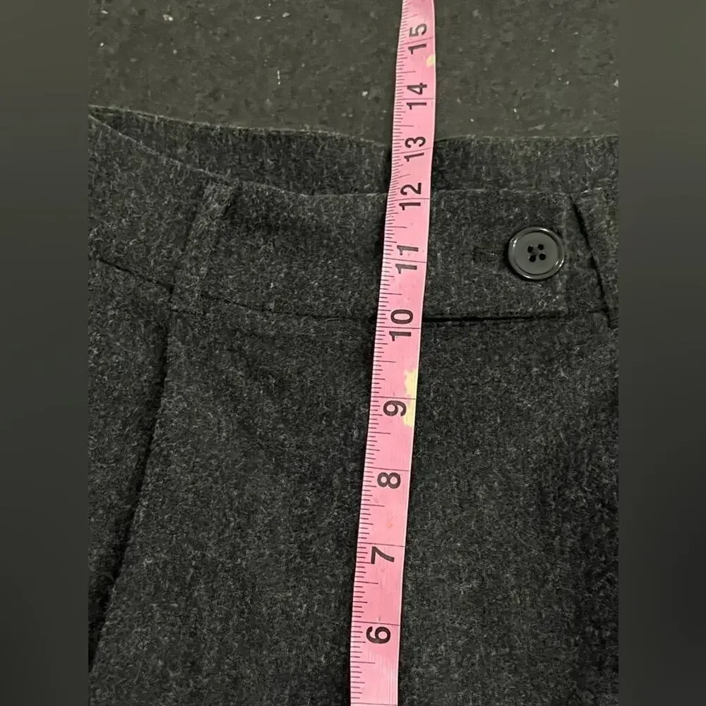 NEW JOE B. BY JOE BENBASSET SUBTLE FUZZY GREY PLEATED DRESS PANTS SZ M